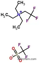 Molecular Structure of 380230-73-9 (2,2,2-TRIFLUOROETHYL TRIETHYLAMMONIUM TRIFLATE)